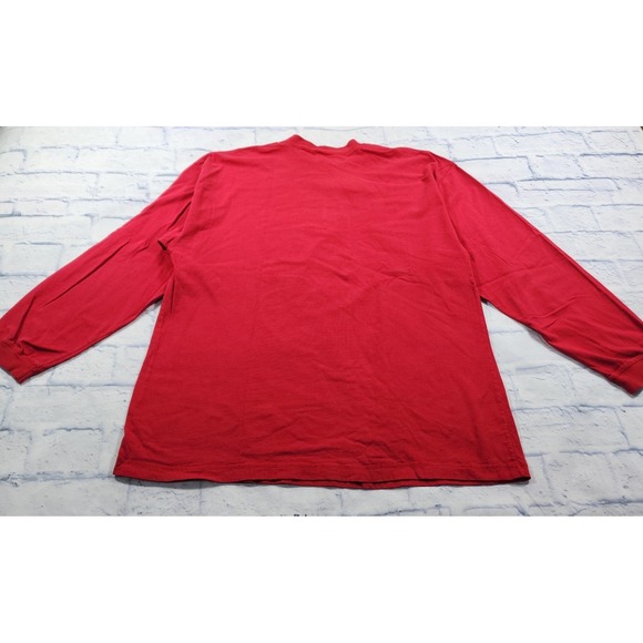 101 Dalmatians SIZE XL Embroidered  Shirt Red Henley Disney Mickey Inc VINTAGE - Picture 10 of 12